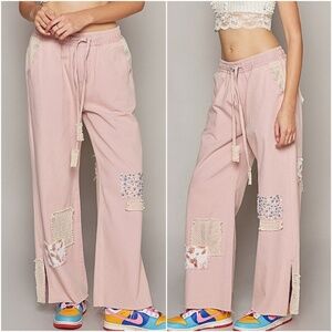 POL Women's Pink Straight Leg Jeans